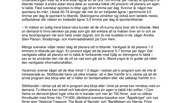 En av fyra svenskar är soffpotatisar