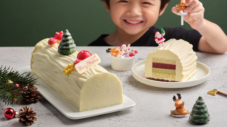 White Chocolate Yule Log with Raspberry Gelee & Pistachio.jpg