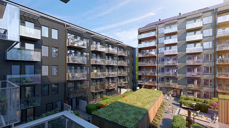 Riksbyggen byggstartar 55 lägenheter i Mölndals innerstad