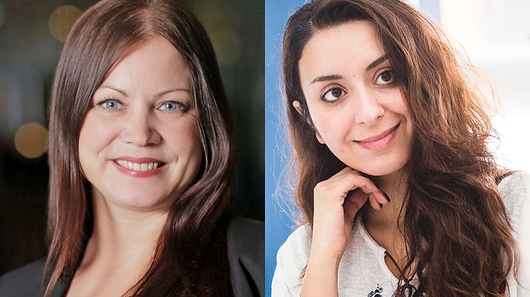 Helena Hed och Meleknur Alevcan är Årets alumner vid Luleå tekniska universitet 2020.