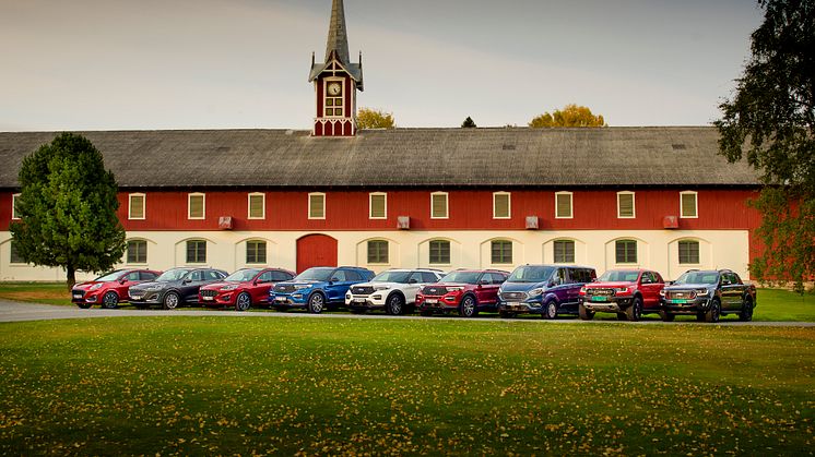 Flere Ford-modeller 2020 Norge