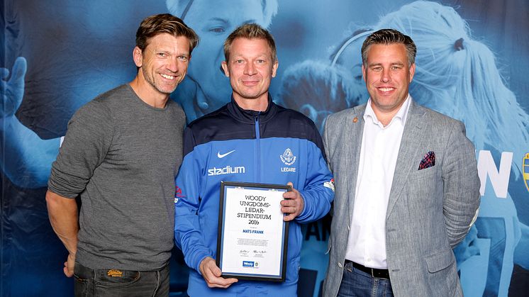 Mats Frank, Luleå SK. Här tillsammans med Jesper Blomqvist och Mikael Tykesson.