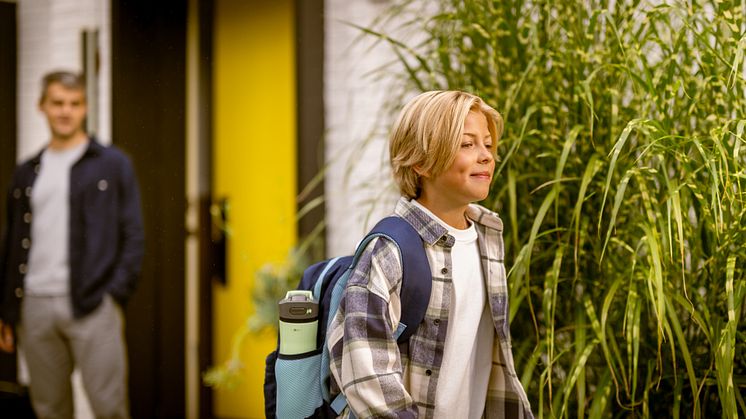 Culligan_Schule_Kind_Wasserflasche im Rucksack
