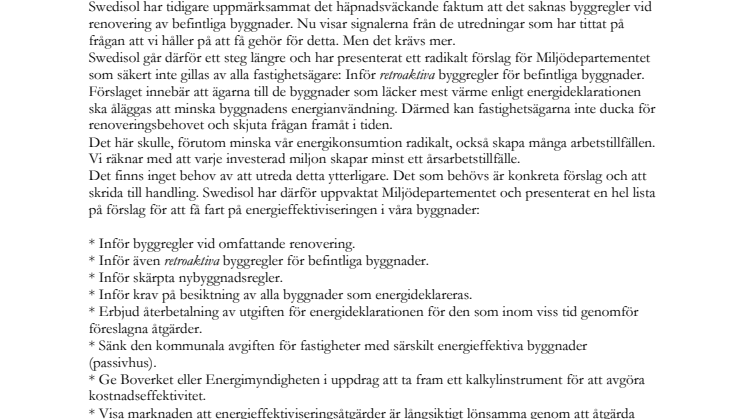 Debatt: Inför retroaktiva byggregler för befintliga byggnader