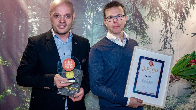 ​Weland AB är 2019 års vinnare av Elmia Spark Award i kategorin ”Innovator of the Year”, årets nytänkare, för sin monter på Elmia Subcontractor.