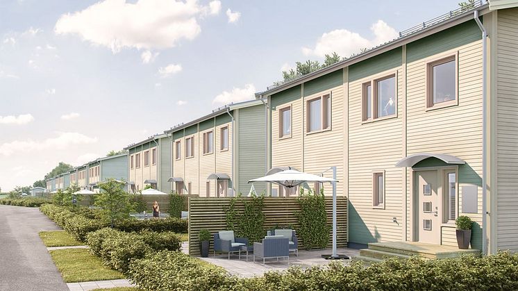 3D-illustration framsida - Brf Åsumtorp 1