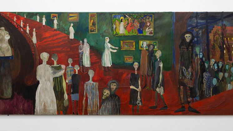 Sven X:et Erixson, Flyktingar i Malmö Museum, 1945