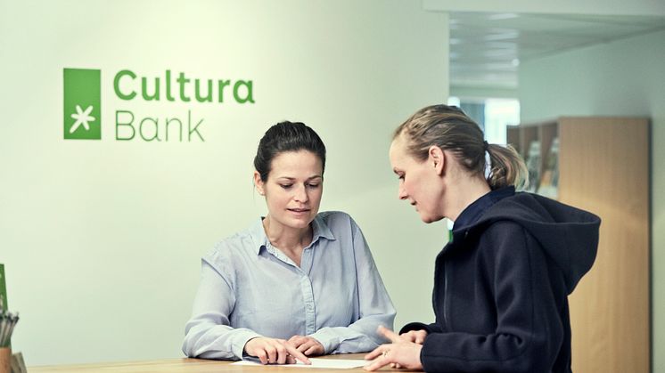 Resepsjonen i Cultura Bank
