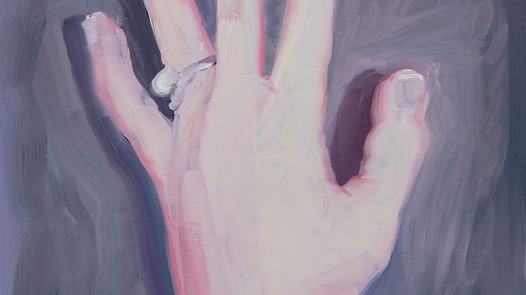 Hand 3040 cm 2023 oil on aluminium Courtesy of Galleri Magnus Karlsson.jpg
