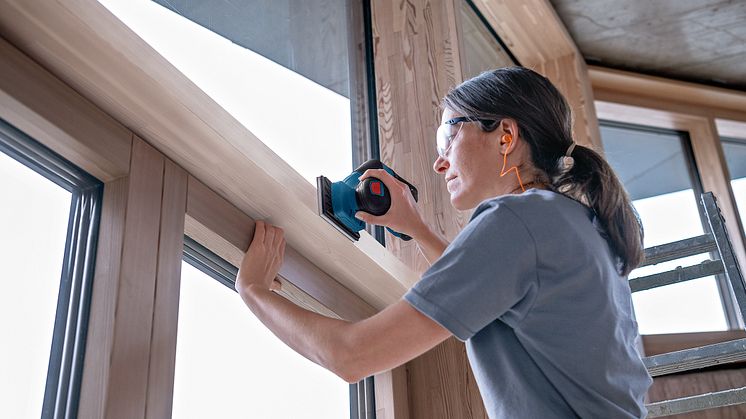 Två nya excenterslipar från Bosch Professional på 12V och 18V
