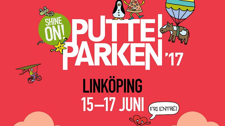 Putte i Parken-festivalen till Linköping 2017!