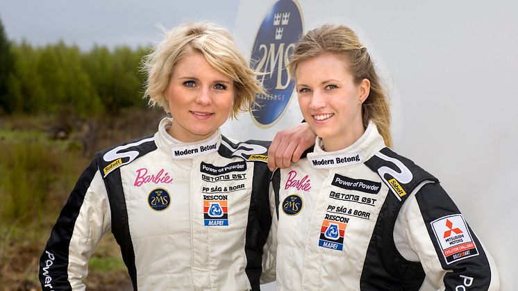 Kvinnlig rallyduo uttagen till landslaget