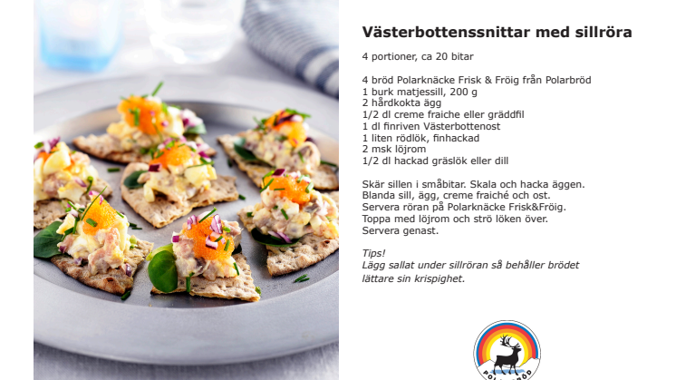 Västerbottenssnittar med sillröra