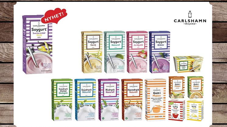 Nyhet! Soygurt® Svarta vinbär/ Vanilj - En smak med attityd!