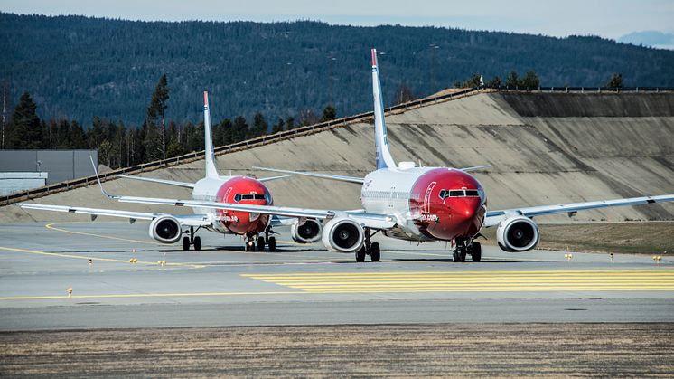 To Norwegian-fly Oslo