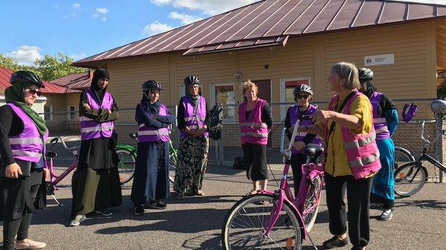 Cykelskola för våra hyresgäster