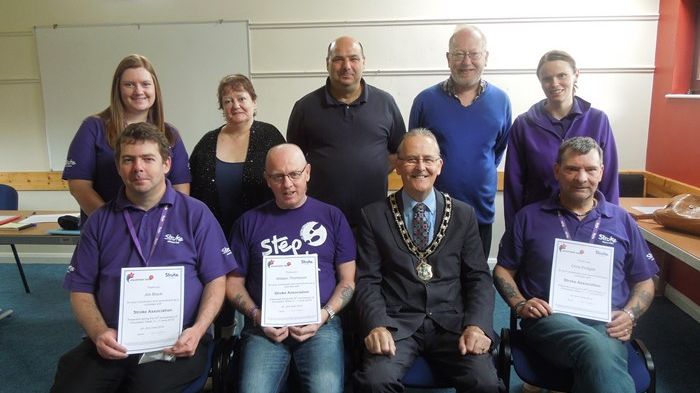 Stroke volunteers praised by Deputy Mayor