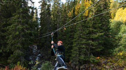 SkiStar sommar Zipline