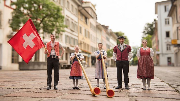 Beim Jodlerfest in Winterthur (c) Diana Weibel