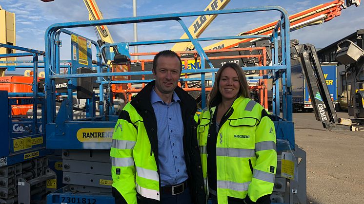 Administrerende direktør, Øyvind Emblem og Økonomidirektør Dortea Gjervik