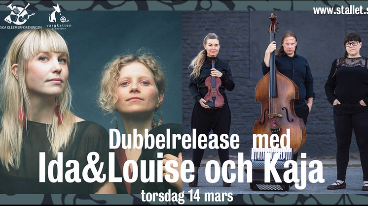 Sångworkshop och releasekonsert Ida & Louise och Kaja - 14 mars på Stallet 