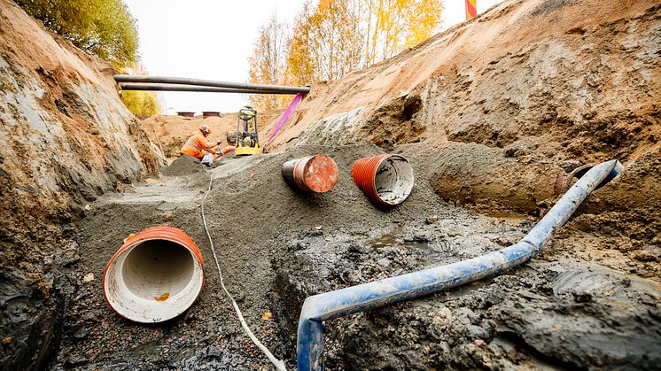 Två pumpstationer och sju kilometer vattenledningar kommer byggas från Lule älv till Boden Industrial Park. Bilden är från ett annat tillfälle, Foto: Mats Engfors / Fotographic