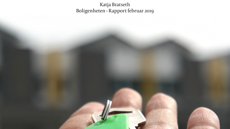 "Bolig, bolig, bolig." rapport om de private utleieforholdene på Grønland 