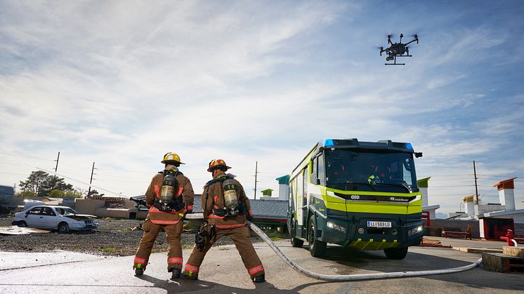DJI and Rosenbauer