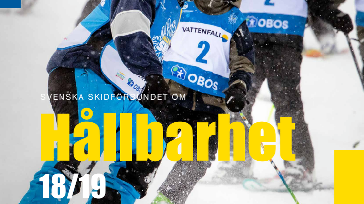 Svenska Skidförbundets hållbarhetsrapport 2018/2019