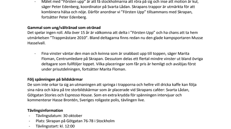 ”Försten Upp” i Skrapan vinner – efter 24 våningar och 436 svettiga trappsteg