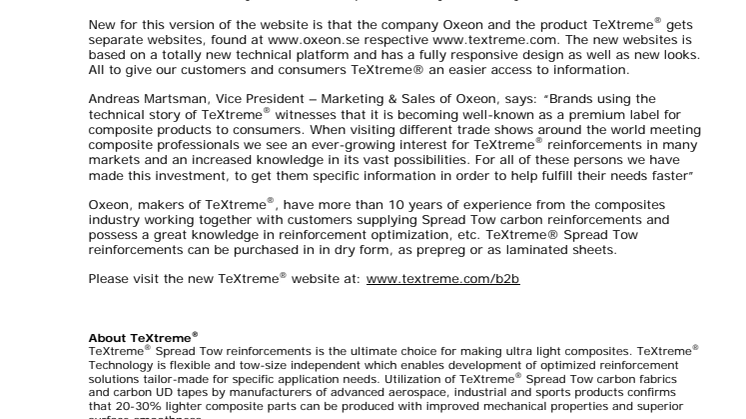 New TeXtreme® website launched