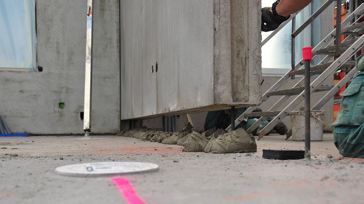 Fyra lösningar från Weber för prefabricerade betongelement 