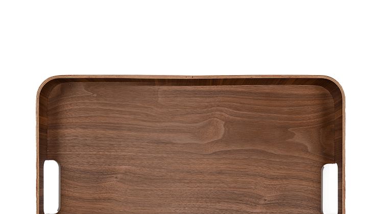 Hanna tray large dark brown