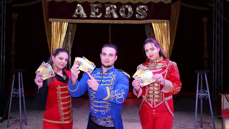 Zirkus Aeros in Leipzig - Freikarten für Bedürftige