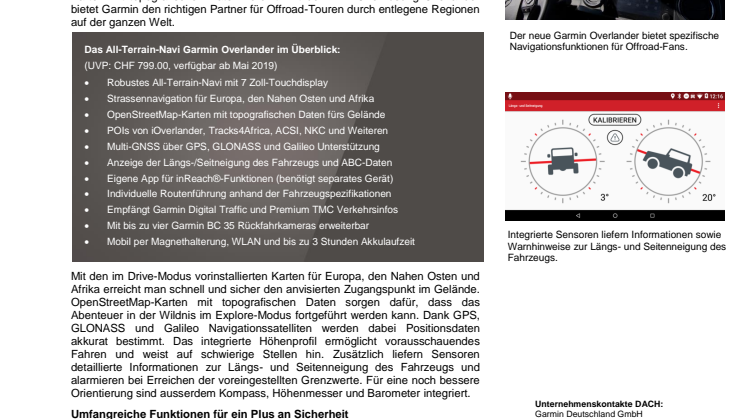 Mit dem Garmin Overlander das Unbekannte entdecken