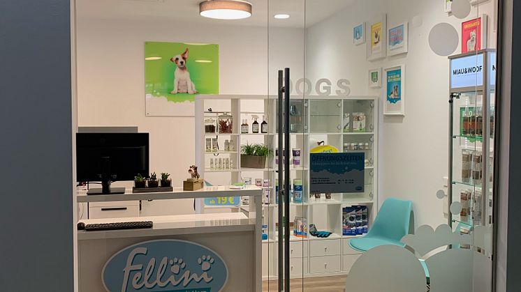 Ein Blick in den neuen Fellini-Salon, der am 17.Mai im Fressnapf-Markt Schwelm eröffnet (Foto: privat)
