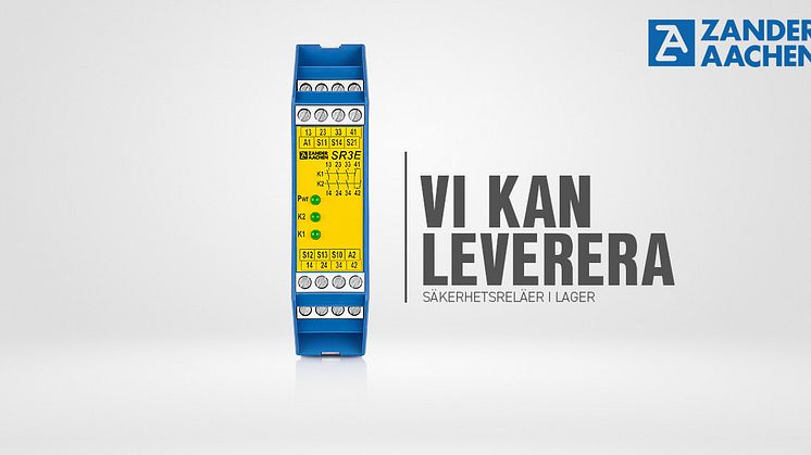 SÄKERHETSRELÄER I LAGER