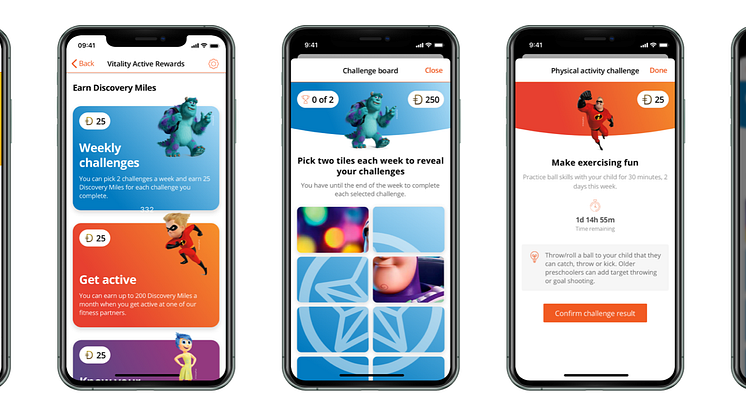 Kids can now get rewarded and earn Discovery Miles for successfully completing age-appropriate challenges that reinforce healthy behaviour in four key areas.
