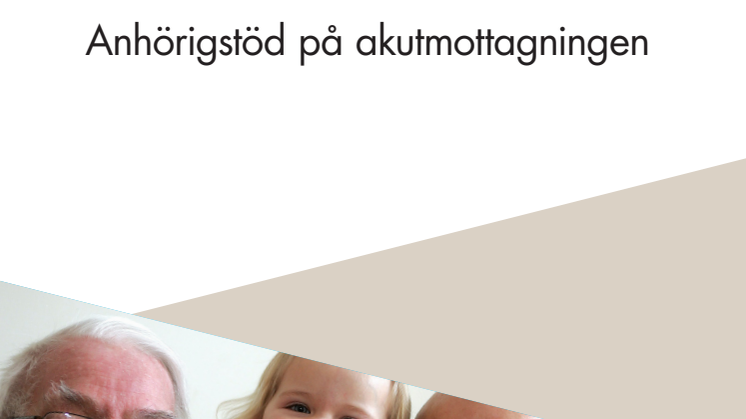 Socialstyrelsens rapport om Anhörigstöd