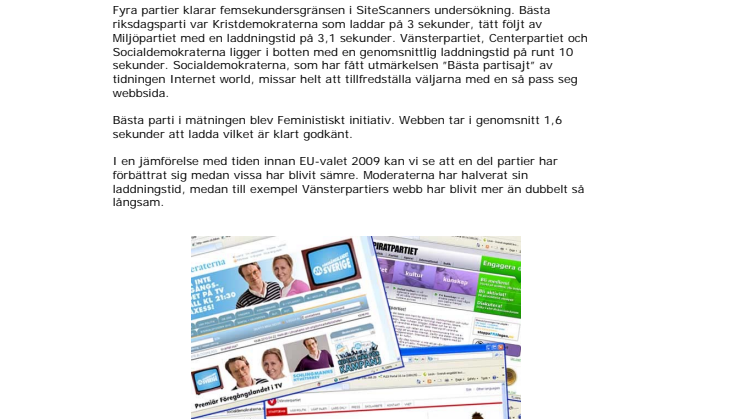 Partierna laddar långsamt inför valet