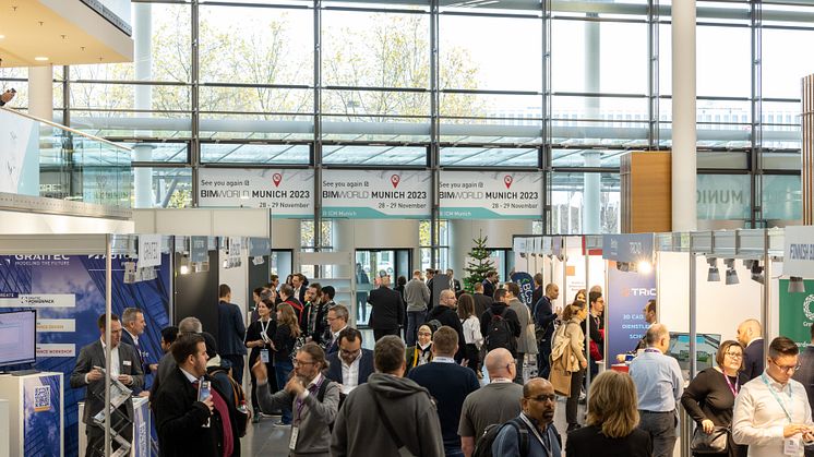 Die BIM World MUNICH ist die Drehscheibe für den Austausch zu allen relevanten Themen rund um Digitalisierung, Nachhaltigkeit und Kreislaufwirtschaft.