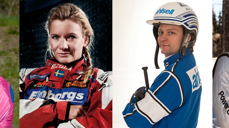 Motortjejer mot hästkillar i Racing med Rena Hästkrafter