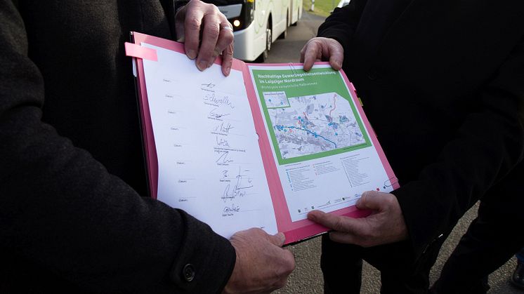 Letter of Intent zur Entwicklung im Leipziger Nordraum- Foto: Elli Flint