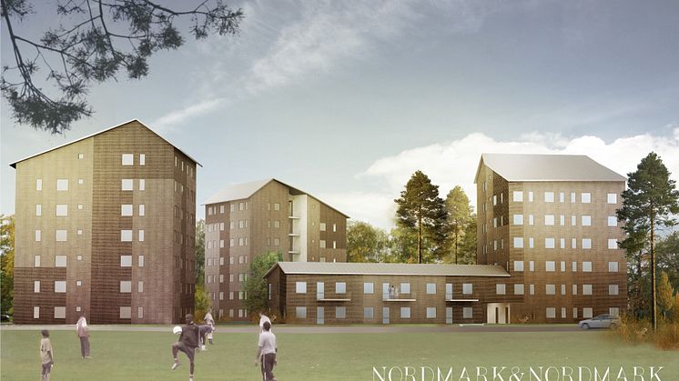 Akademiska Hus och Lindbäcks skapar student- och forskarbostäder i Luleå