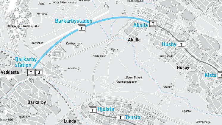 Tyréns, Ramböll och White får stororder i T-baneprojekt Akalla - Barkarby station