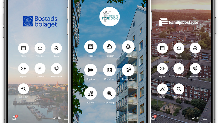 Familjebostäders hyresgäster i Göteborg testar digitala boendetjänster i app