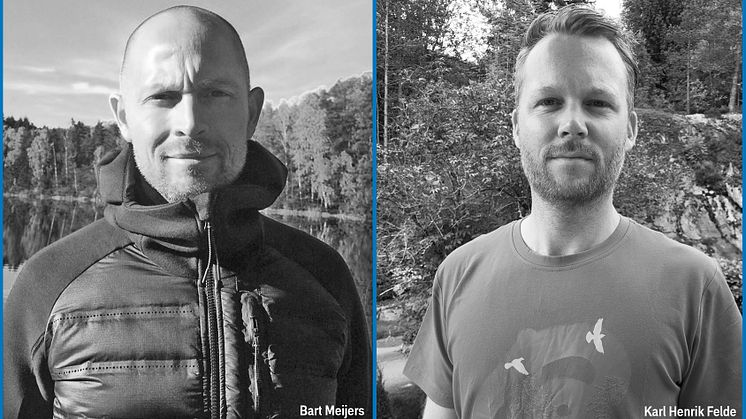 Bart Meijers og Karl Henrik Felde til Bergans.