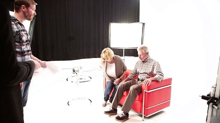 TV-sendefähiges Footage. Making-of. Werbekampagne Paul Breitner
