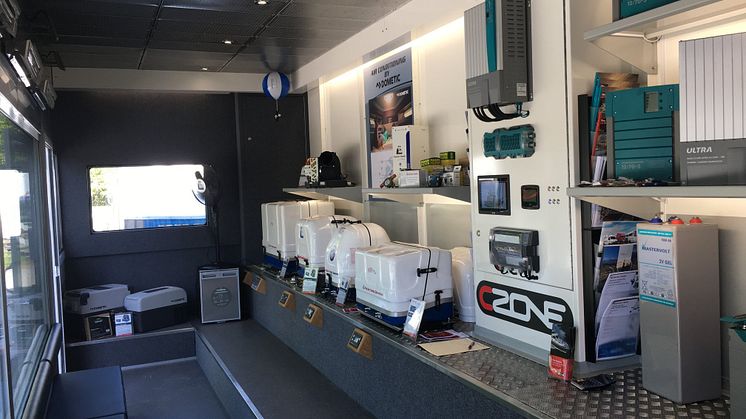 Image - Fischer Panda UK - Complete systems specialist Fischer Panda UK reported a record number of visitors to its new demo trailer at this year’s Crick Boat Show