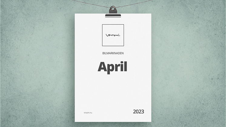 Bilmarknaden april 2023